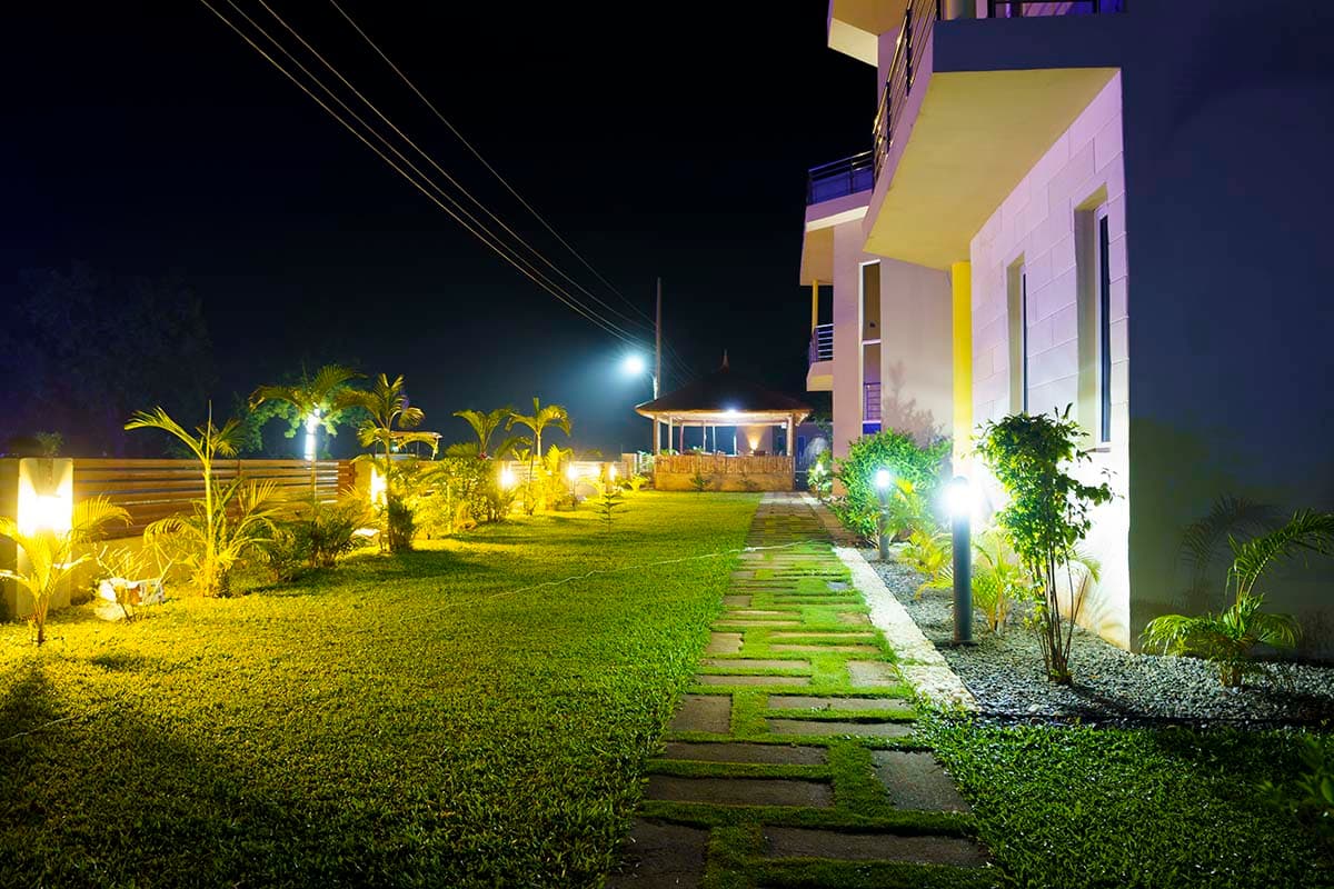 Zuma Rock Resort at night
